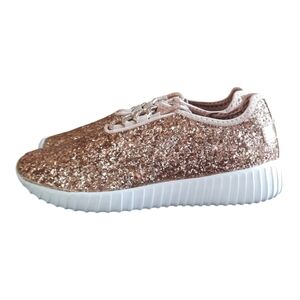 Forever Link Gold Glitter Sneakers
